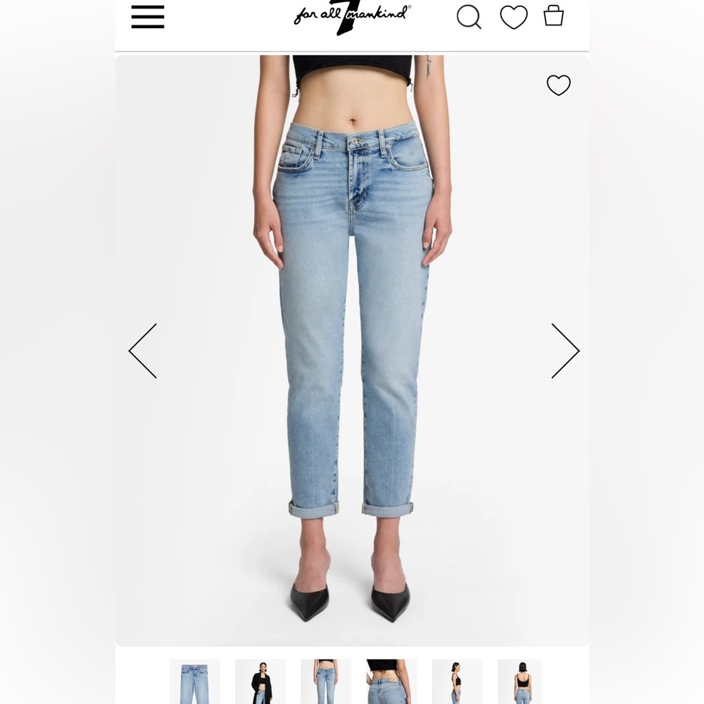 7 For All Mankind Josefina Luxe Vintage Jeans